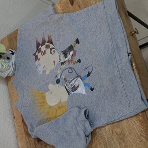 GUCCI Top Kids Light Gray Zip-Up Sweatshirt